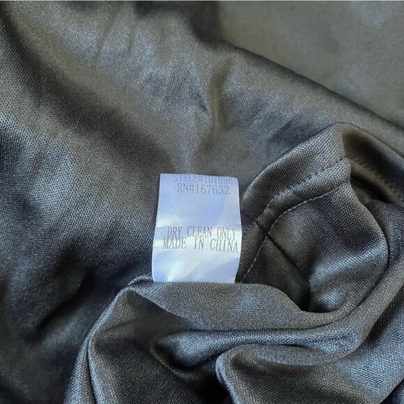 Klesis Lace Black Puff Sleeve Midi Dress Small - Picture 5 of 9